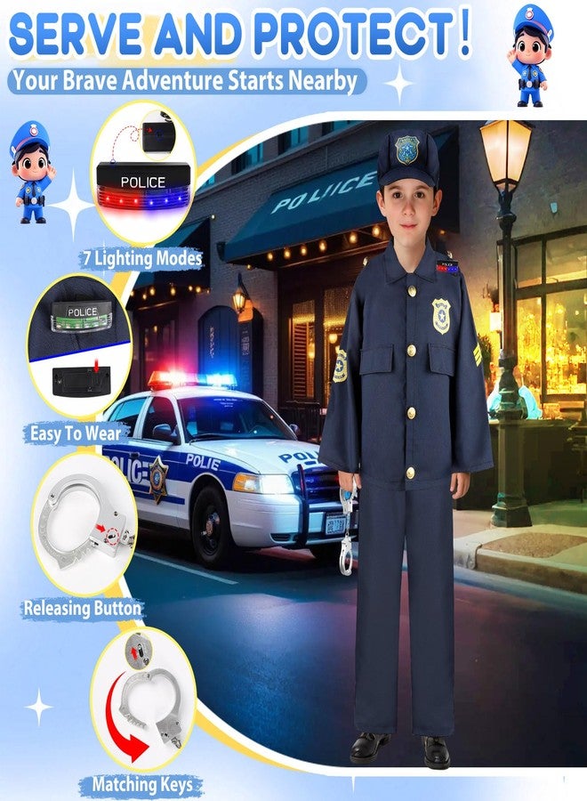 IVENRXIU Toddler Dress Up Clothes, Kids Role Play Costumes 4 In 1 Set-Police Doctor Fireman Engineer for Kids Boys and Girls 3-8, Career Dress Up Pretend Play Toys, Birthday Halloween Christmas Gifts - Image 4